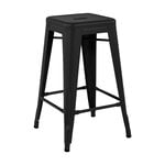 Tolix Tabouret de bar H65, noir mat