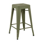 Tolix Bar stool H65, matte MFT olive