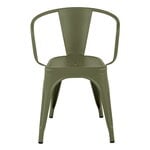 Ruokapöydän tuolit, Tuoli A56, oliivinvihreä, mattatekstuuri, Vihreä