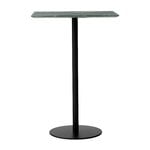 &Tradition Table de bar In Between SK21, noir - marbre vert