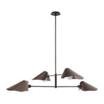 &Tradition Lampadario Bonnet SC92, bronzato - nero