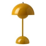 Flowerpot VP9 portable table lamp, mustard