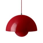 Pendant lamps, Flowerpot VP7 pendant, vermilion red, Red