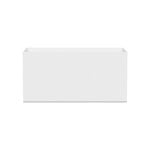 Scaffali da parete, Mensola Bath Shelf 20, bianca, Bianco