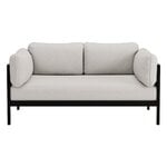 Sofas, Easy 2-seater sofa, graphite black - heather grey, Black