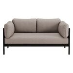 Sofas, Easy 2-seater sofa, graphite black - sand beige, Beige
