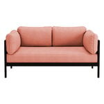 TIPTOE Easy 2-Sitzer-Sofa, Graphitschwarz - Vintage-Rosa