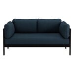 Sofas & daybeds, Easy 2-seater sofa, graphite black - midnight blue, Blue