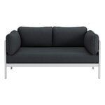 Sofas & daybeds, Easy 2-seater sofa, austral grey - slate grey, Gray