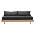 Schlafsofas, Day&Night Schlafsofa, Eiche - Grau Hopper 67, Beige