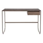 Office desks & dividers, Tati desk, nougat - dark smoked oak, Brown