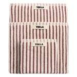 Tekla Terry towel, ripple stripes
