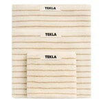 Tekla Terry towel, sienna stripes