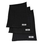 The Organic Company Big Waffle mini towel, 3 pcs, dark grey