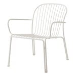 Outdoor lounge chairs, Thorvald SC101 lounge armchair, ivory, White