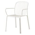 Chaises de jardin, Fauteuil Thorvald SC95, ivoire, Blanc