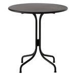 Patio tables, Thorvald SC96 table, round 70 cm, warm black, Black