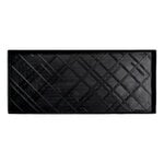 Other rugs & carpets, Lines shoe tray, L, black, Black