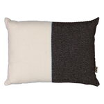 Cuscino Block, 45 x 60 cm, blu - nero