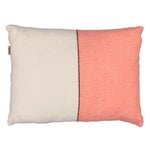 Decorative cushions, Block cushion, 45 x 60 cm, coral - black, Multicolour