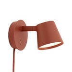 Wall lamps, Tip wall lamp, copper brown, Brown