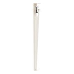 TIPTOE Table and desk leg 75 cm, 1 piece, cream white