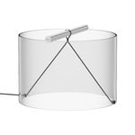 , To-tie T3 table lamp, aluminium, Silver