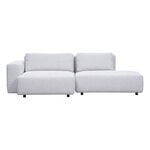 Sofas, Toastie modular sofa, 253 cm, DV-P, Leaf 101 ivory, White
