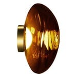 Melt Surface LED wall lamp, gold