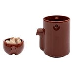 Newton cream jug/sugar bowl, brown