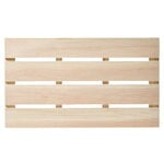 Hinoki kylpyhuoneen matto, pitkä, luonnonvärinen puu