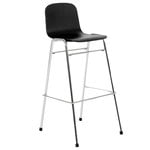 Bar stools & chairs, Touchwood bar chair, 75 cm, black - chrome, Black