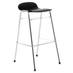 Bar stools & chairs, Touchwood bar stool, 75 cm, black - chrome, Black