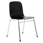 Dining chairs, Touchwood chair, black - chrome, Black