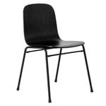 Dining chairs, Touchwood chair, black - black steel, Black