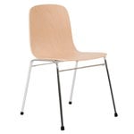 Dining chairs, Touchwood chair, natural beech - chrome, Silver