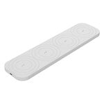 LED rechargeable base, medium, USB-C, 34,5 x 9 cm, white