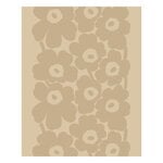Marimekko fabrics, Unikko linen fabric, beige, Beige