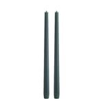 Candles, LED taper candle, 32 cm, 2 pcs, pine green, Green