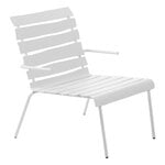 Outdoor lounge chairs, Aligned lounge chair, off-white, White