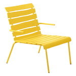 Utomhusfåtöljer, Aligned lounge stol, gul, Gul