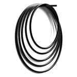 Underlägg, Trivets Round, 5 st., lackerat stål, svart, Svart