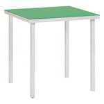 Patio tables, Alu dining table, small, green, Gray