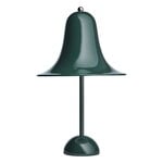 Lampada da tavolo Pantop 23 cm, verde scuro
