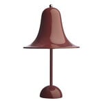 Lampade da tavolo, Lampada da tavolo Pantop 23 cm, bordeaux, Rosso