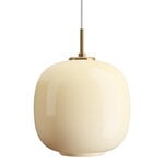 Louis Poulsen VL45 Radiohus 250 pendant, brass - pale yellow