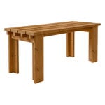 Patio tables, 013 Osa outdoor dining table, 182 cm, pine, Natural