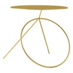 Side & end tables, Bamba sculpture table, brass, Gold