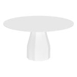 Viccarbe Burin table, 150 cm, white - white laminate