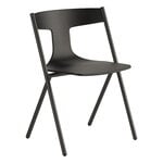 Viccarbe Quadra chair, black - black oak